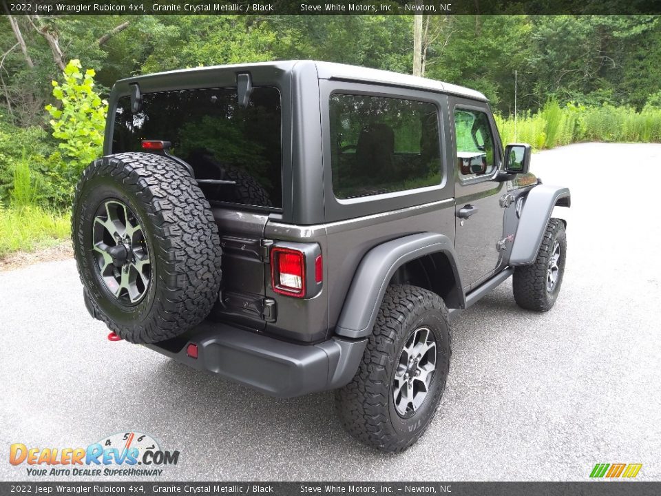 2022 Jeep Wrangler Rubicon 4x4 Granite Crystal Metallic / Black Photo #6