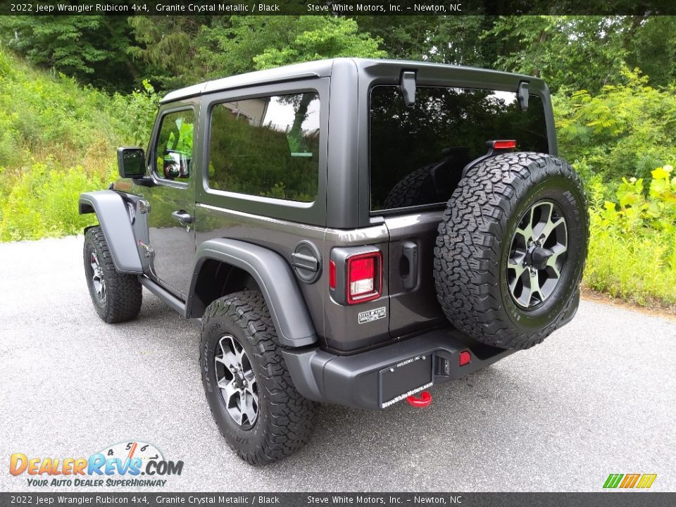 2022 Jeep Wrangler Rubicon 4x4 Granite Crystal Metallic / Black Photo #8