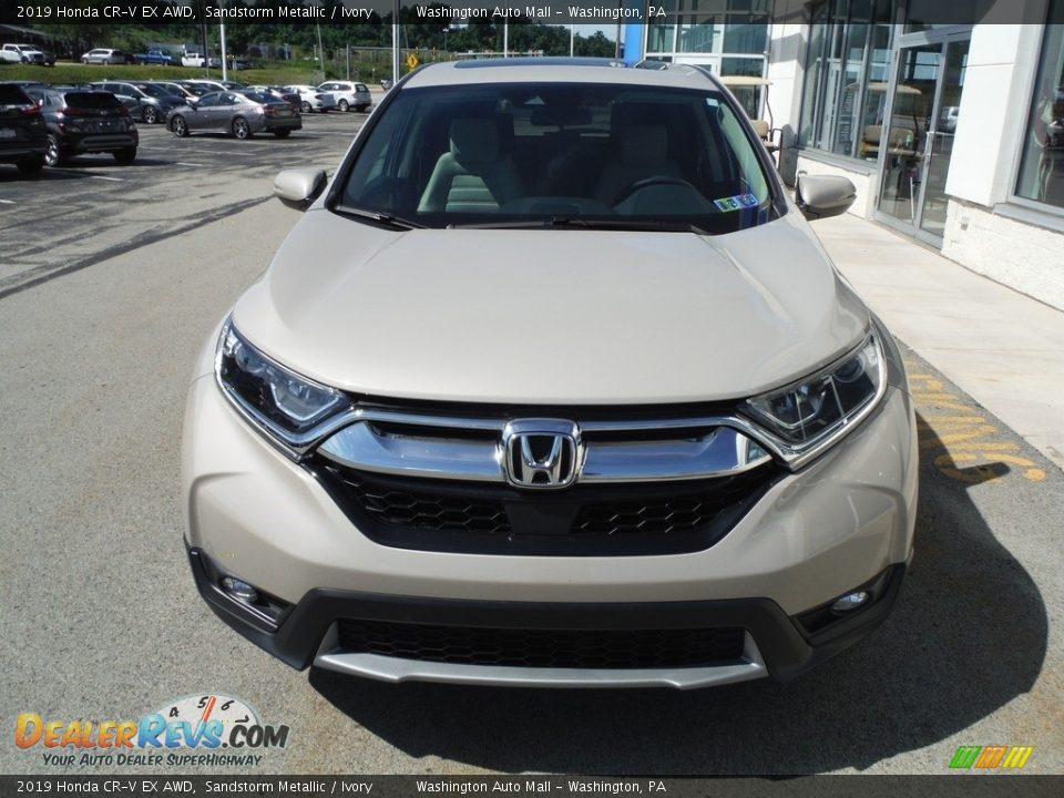 2019 Honda CR-V EX AWD Sandstorm Metallic / Ivory Photo #5