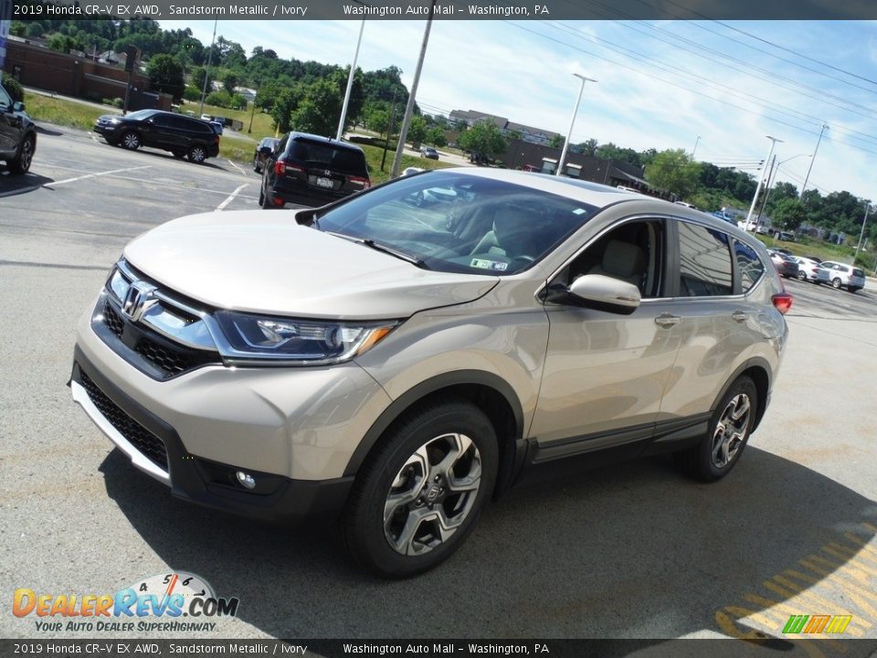 2019 Honda CR-V EX AWD Sandstorm Metallic / Ivory Photo #6
