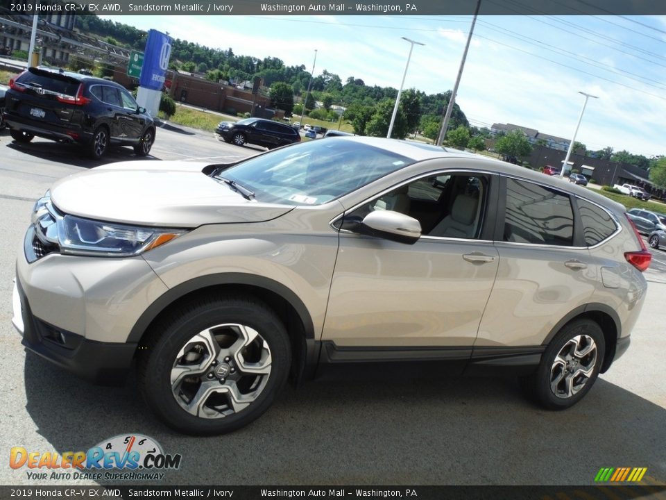 2019 Honda CR-V EX AWD Sandstorm Metallic / Ivory Photo #7