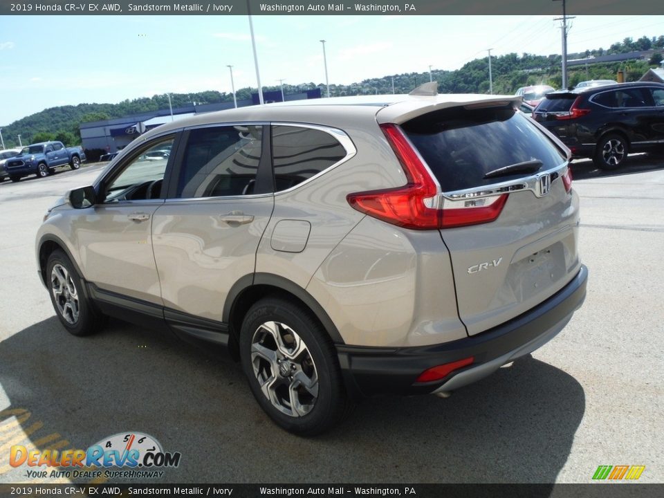 2019 Honda CR-V EX AWD Sandstorm Metallic / Ivory Photo #8