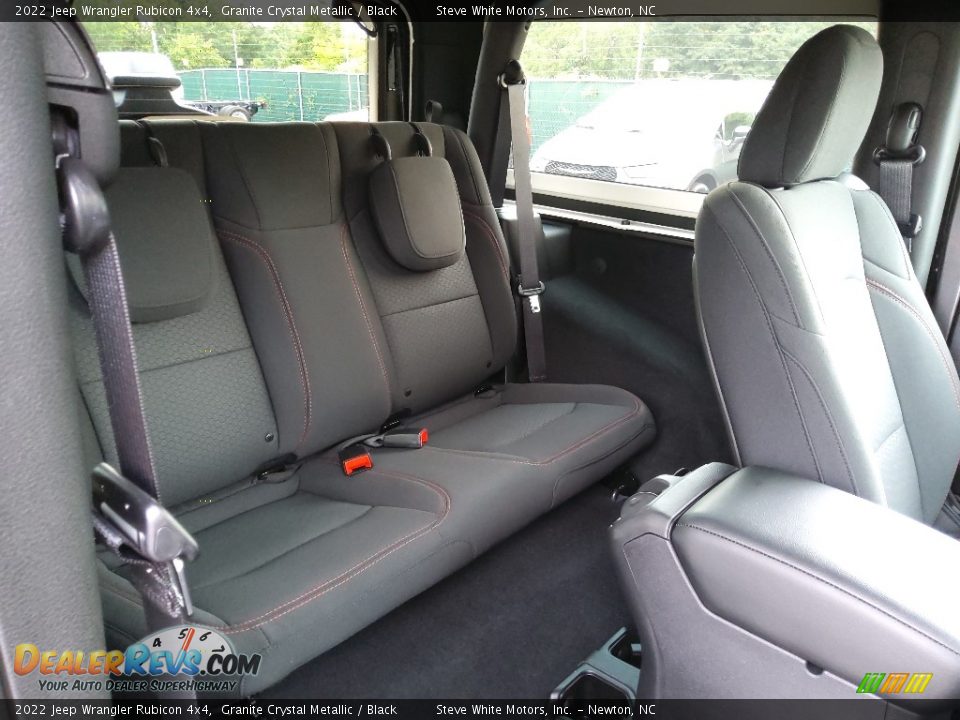 Rear Seat of 2022 Jeep Wrangler Rubicon 4x4 Photo #15