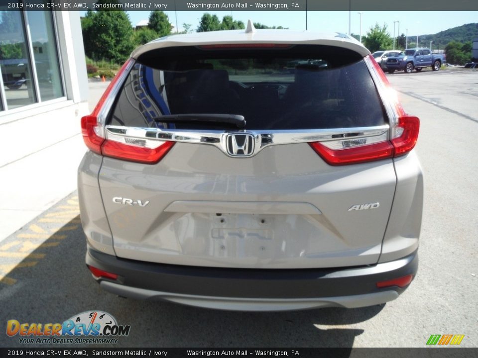 2019 Honda CR-V EX AWD Sandstorm Metallic / Ivory Photo #9