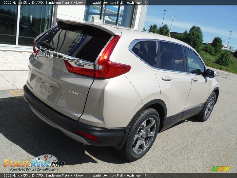 2019 Honda CR-V EX AWD Sandstorm Metallic / Ivory Photo #10