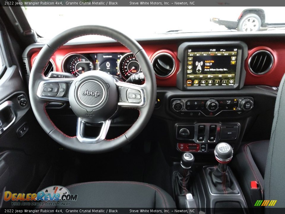 Dashboard of 2022 Jeep Wrangler Rubicon 4x4 Photo #17