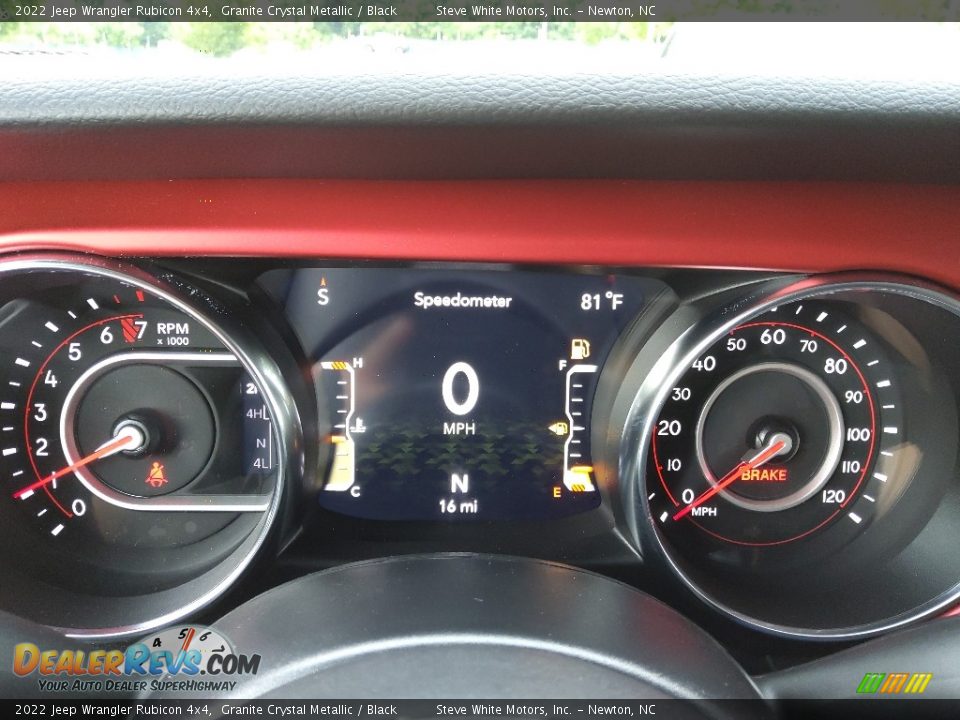 2022 Jeep Wrangler Rubicon 4x4 Gauges Photo #20