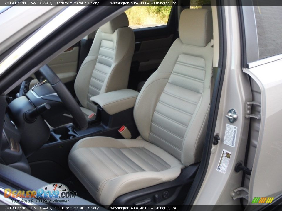 2019 Honda CR-V EX AWD Sandstorm Metallic / Ivory Photo #15