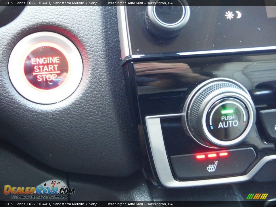 2019 Honda CR-V EX AWD Sandstorm Metallic / Ivory Photo #19