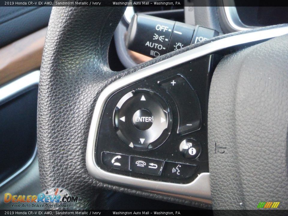 2019 Honda CR-V EX AWD Sandstorm Metallic / Ivory Photo #25