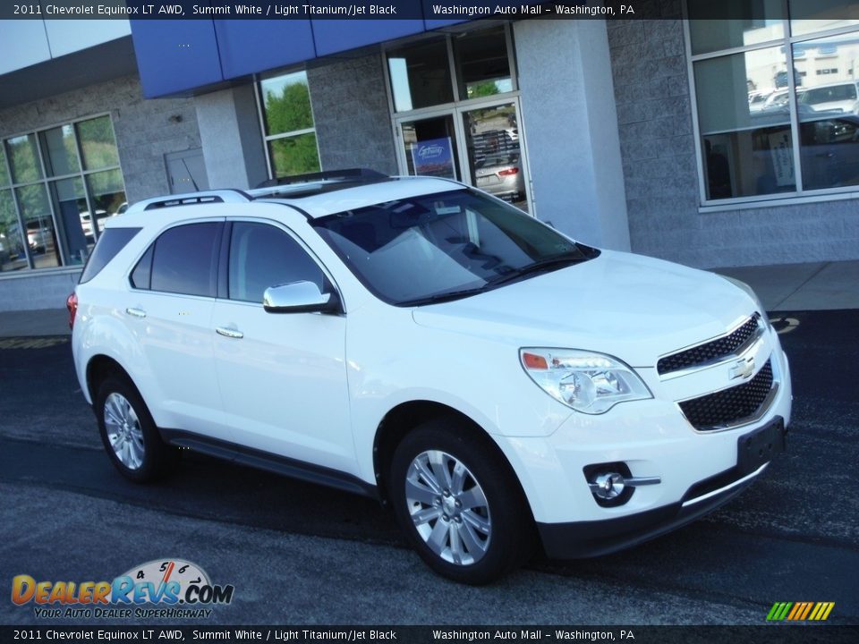 2011 Chevrolet Equinox LT AWD Summit White / Light Titanium/Jet Black Photo #1