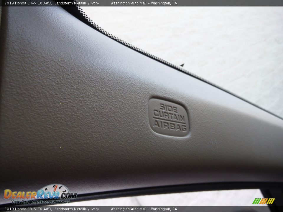 2019 Honda CR-V EX AWD Sandstorm Metallic / Ivory Photo #27