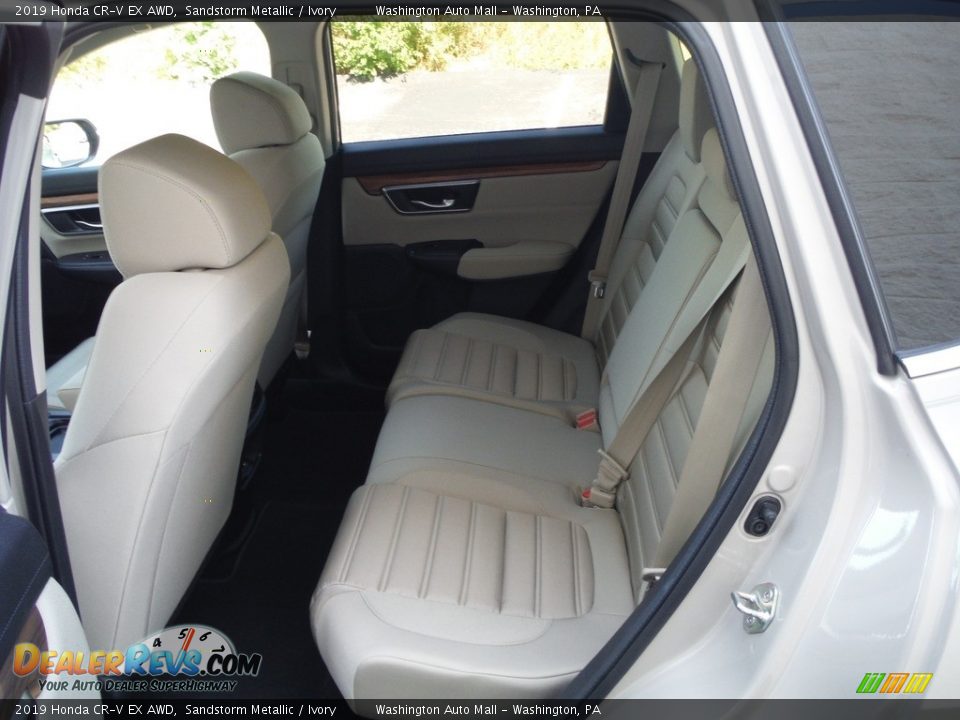 2019 Honda CR-V EX AWD Sandstorm Metallic / Ivory Photo #28
