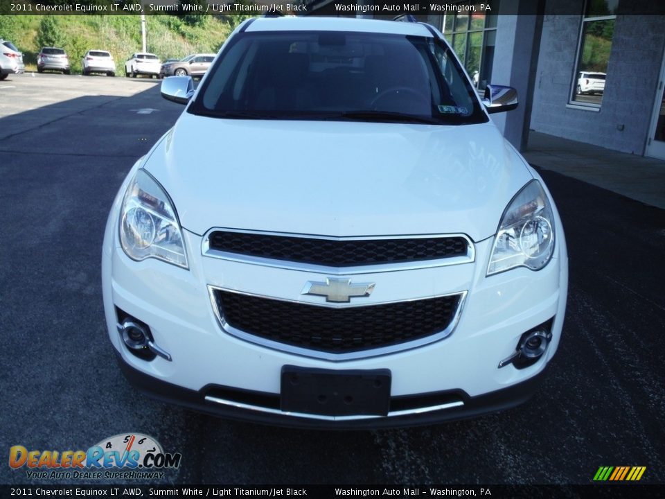 2011 Chevrolet Equinox LT AWD Summit White / Light Titanium/Jet Black Photo #5