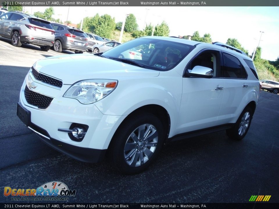 2011 Chevrolet Equinox LT AWD Summit White / Light Titanium/Jet Black Photo #6