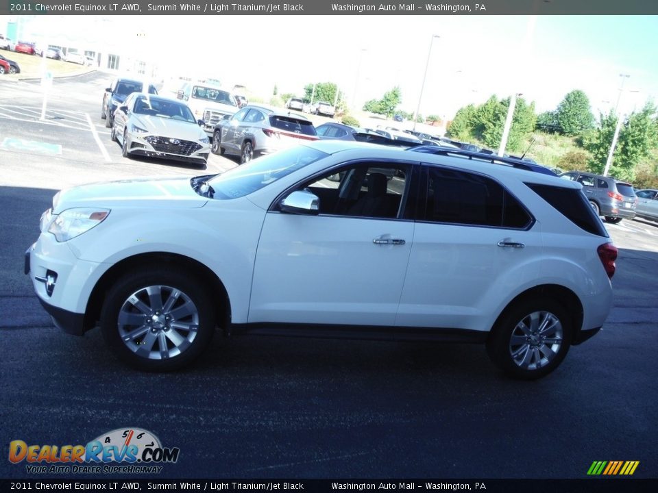 2011 Chevrolet Equinox LT AWD Summit White / Light Titanium/Jet Black Photo #7