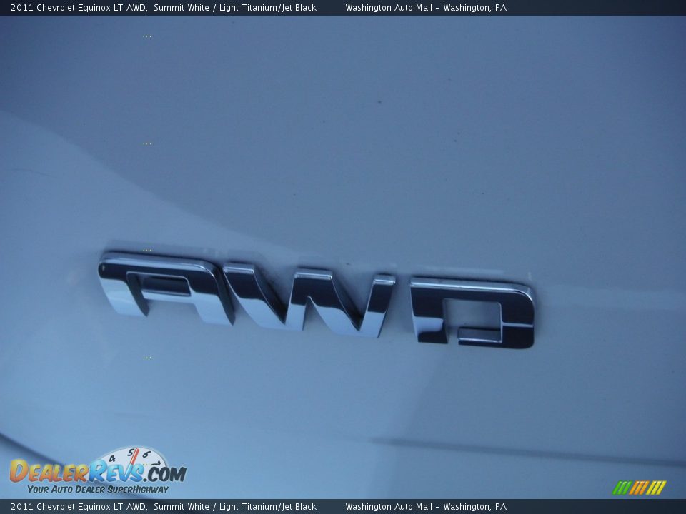 2011 Chevrolet Equinox LT AWD Summit White / Light Titanium/Jet Black Photo #9