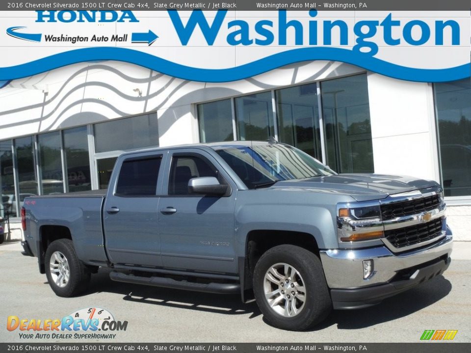 2016 Chevrolet Silverado 1500 LT Crew Cab 4x4 Slate Grey Metallic / Jet Black Photo #1