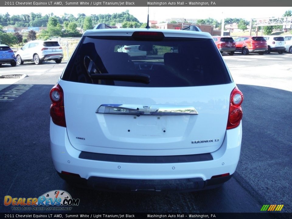 2011 Chevrolet Equinox LT AWD Summit White / Light Titanium/Jet Black Photo #10