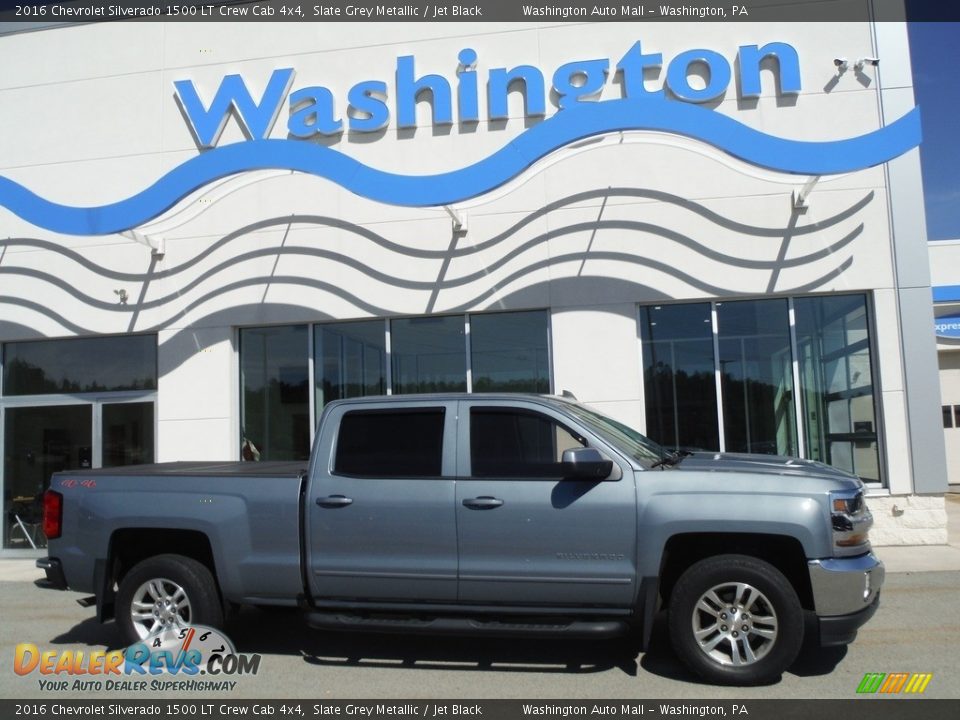 2016 Chevrolet Silverado 1500 LT Crew Cab 4x4 Slate Grey Metallic / Jet Black Photo #2