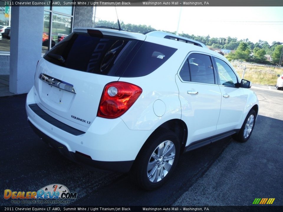 2011 Chevrolet Equinox LT AWD Summit White / Light Titanium/Jet Black Photo #11