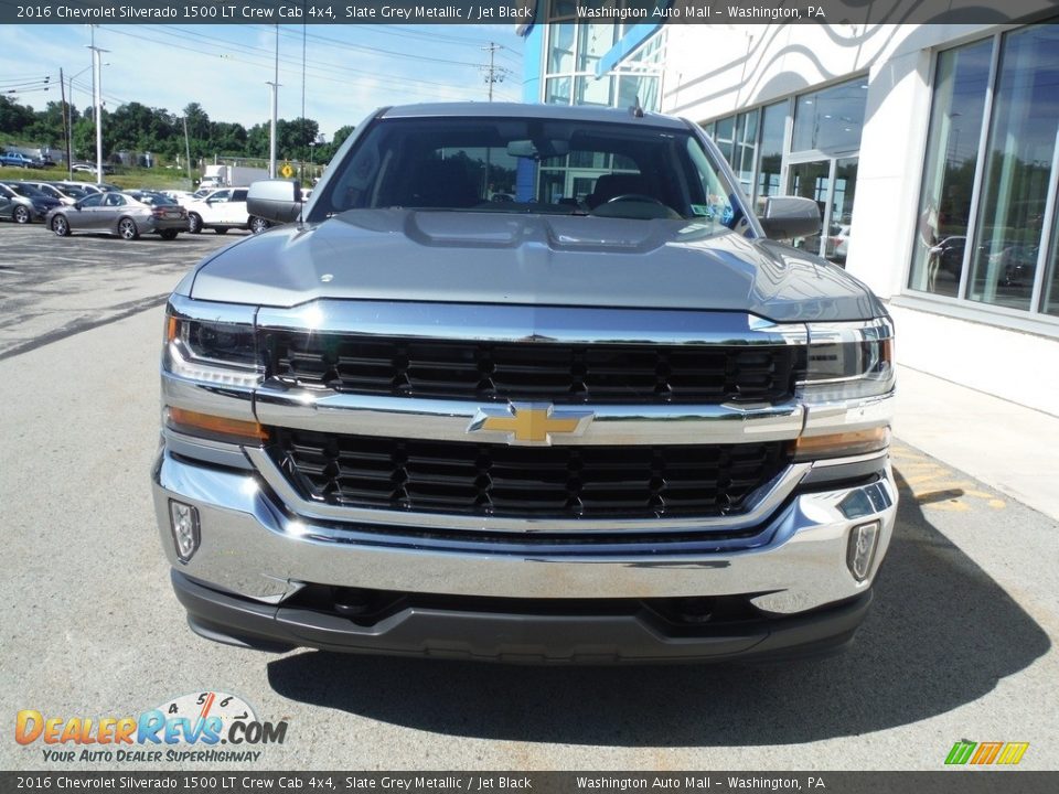 2016 Chevrolet Silverado 1500 LT Crew Cab 4x4 Slate Grey Metallic / Jet Black Photo #7