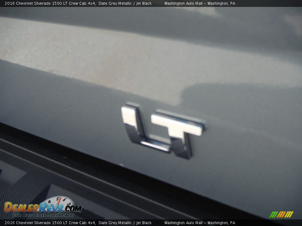 2016 Chevrolet Silverado 1500 LT Crew Cab 4x4 Slate Grey Metallic / Jet Black Photo #15
