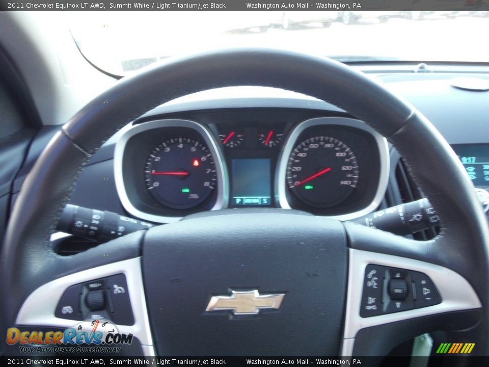 2011 Chevrolet Equinox LT AWD Summit White / Light Titanium/Jet Black Photo #26