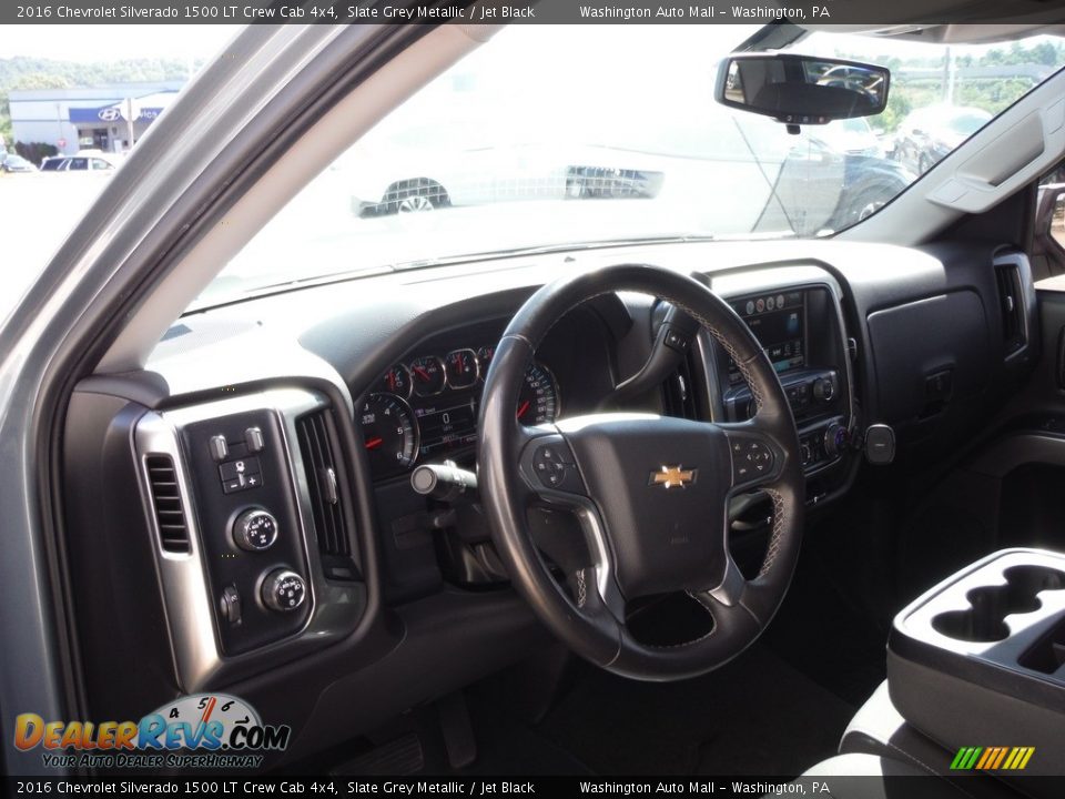 2016 Chevrolet Silverado 1500 LT Crew Cab 4x4 Slate Grey Metallic / Jet Black Photo #18
