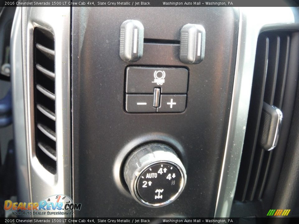2016 Chevrolet Silverado 1500 LT Crew Cab 4x4 Slate Grey Metallic / Jet Black Photo #19