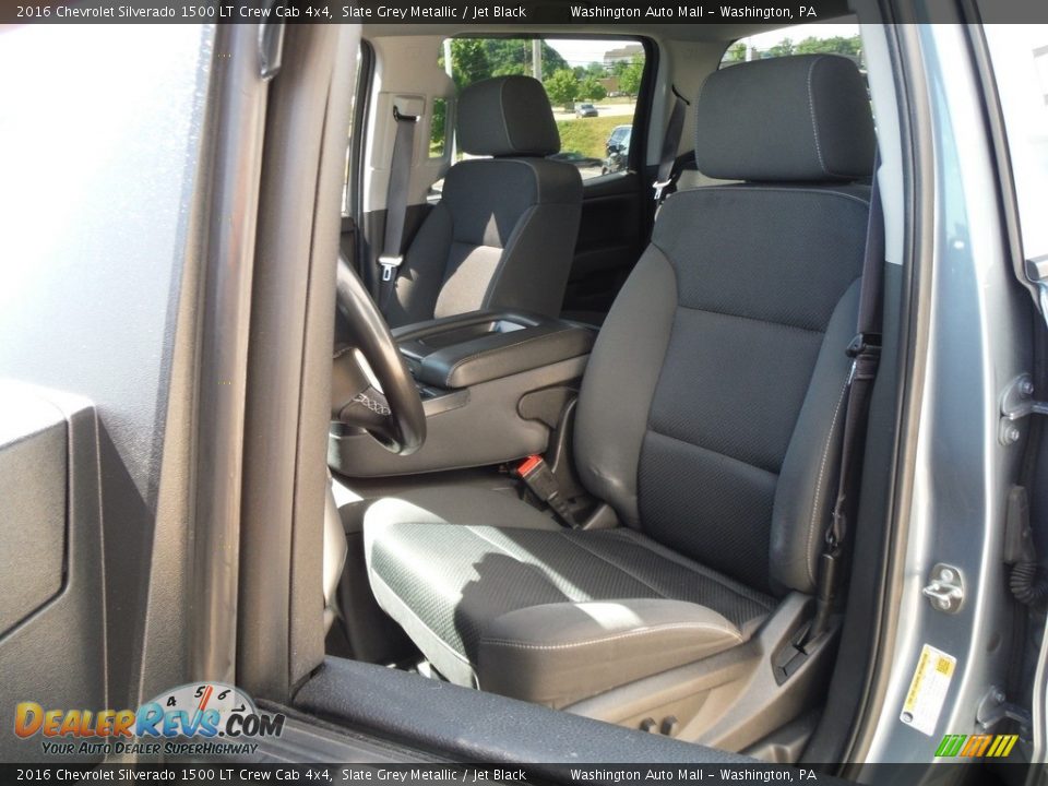 2016 Chevrolet Silverado 1500 LT Crew Cab 4x4 Slate Grey Metallic / Jet Black Photo #21