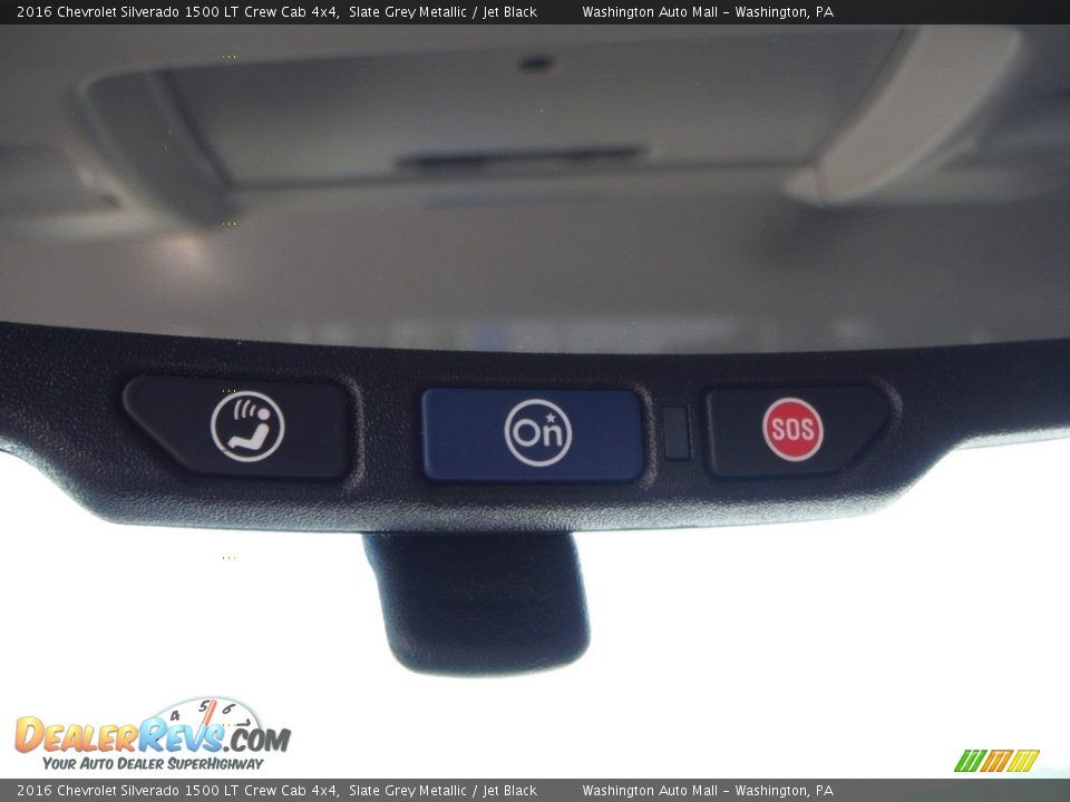2016 Chevrolet Silverado 1500 LT Crew Cab 4x4 Slate Grey Metallic / Jet Black Photo #25