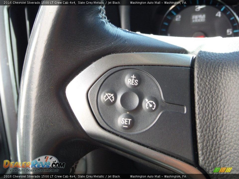 2016 Chevrolet Silverado 1500 LT Crew Cab 4x4 Slate Grey Metallic / Jet Black Photo #26