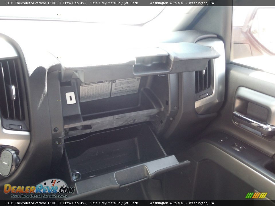2016 Chevrolet Silverado 1500 LT Crew Cab 4x4 Slate Grey Metallic / Jet Black Photo #28