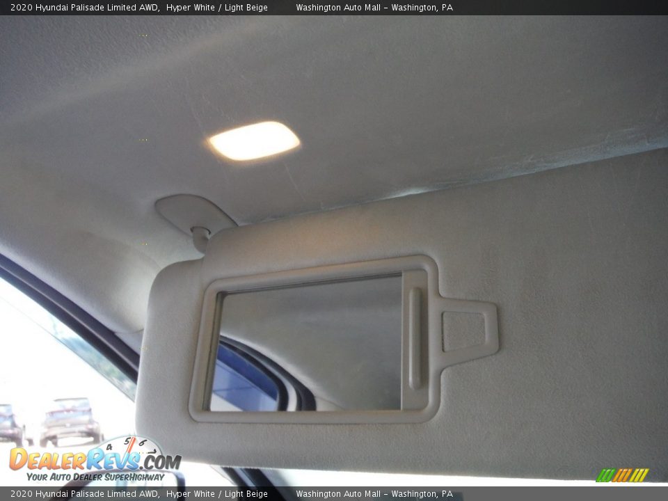 2020 Hyundai Palisade Limited AWD Hyper White / Light Beige Photo #32
