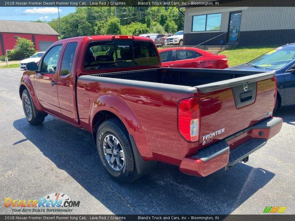 2018 Nissan Frontier Desert Runner King Cab Lava Red / Graphite Photo #3