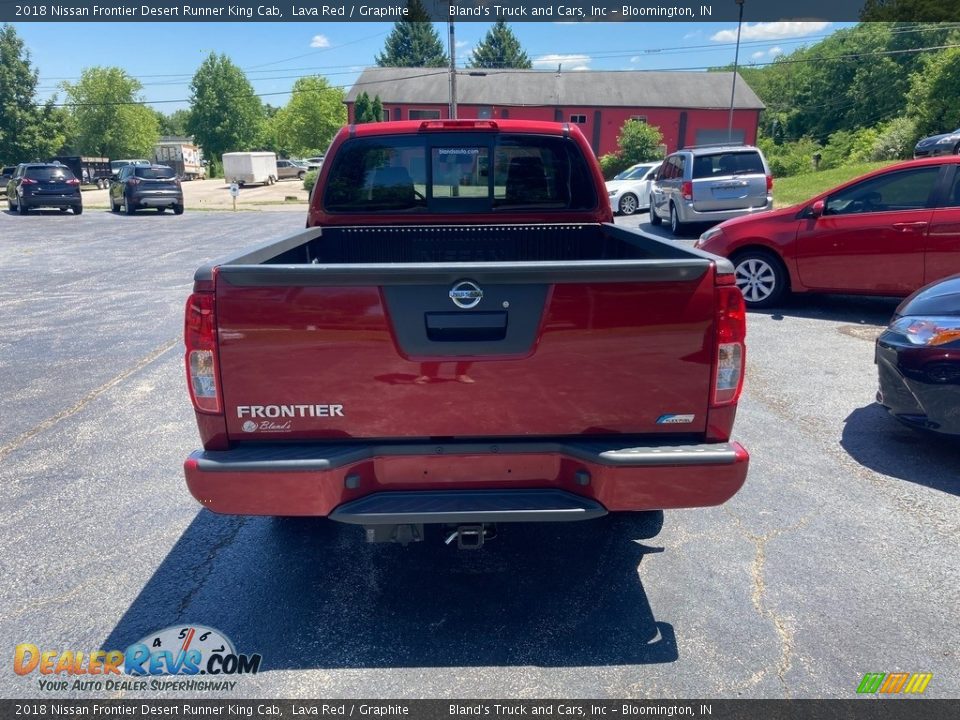 2018 Nissan Frontier Desert Runner King Cab Lava Red / Graphite Photo #4