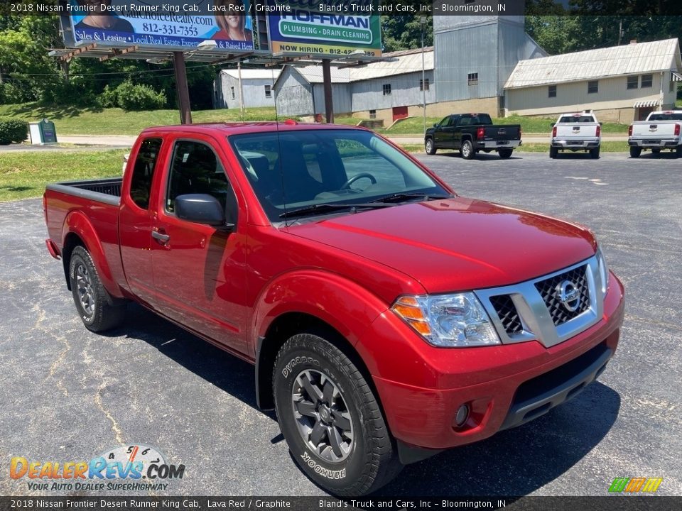 Front 3/4 View of 2018 Nissan Frontier Desert Runner King Cab Photo #7