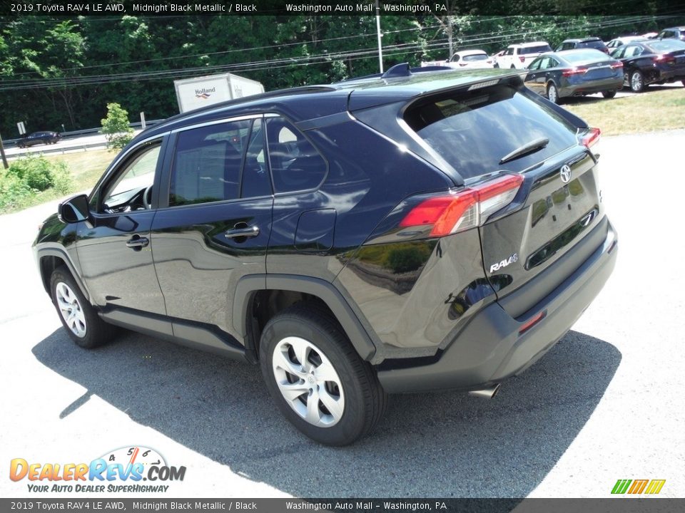 2019 Toyota RAV4 LE AWD Midnight Black Metallic / Black Photo #6