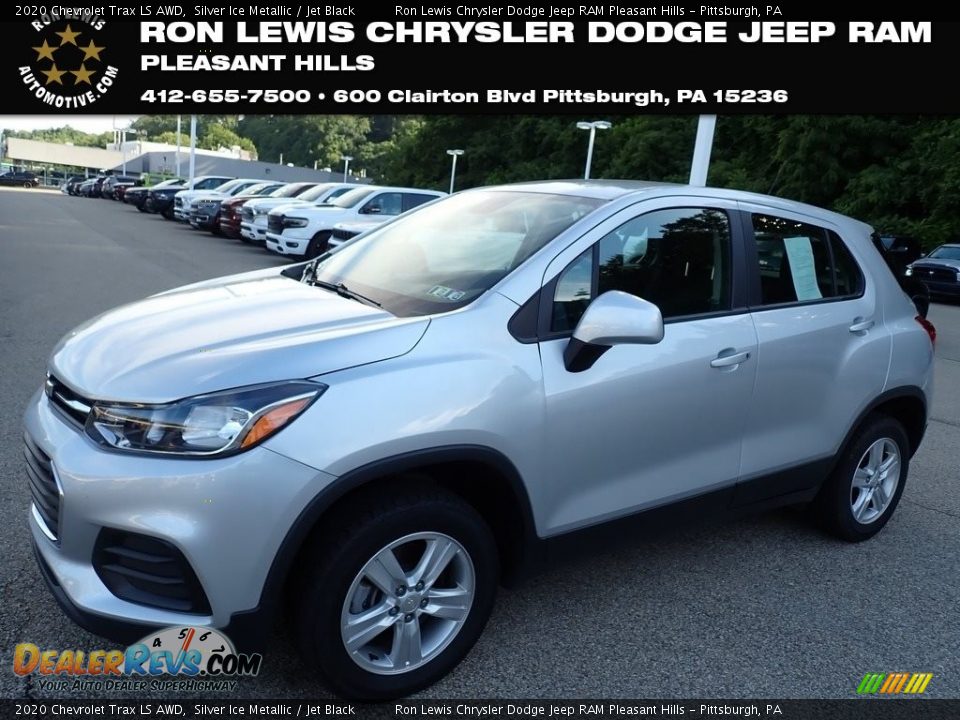 2020 Chevrolet Trax LS AWD Silver Ice Metallic / Jet Black Photo #1