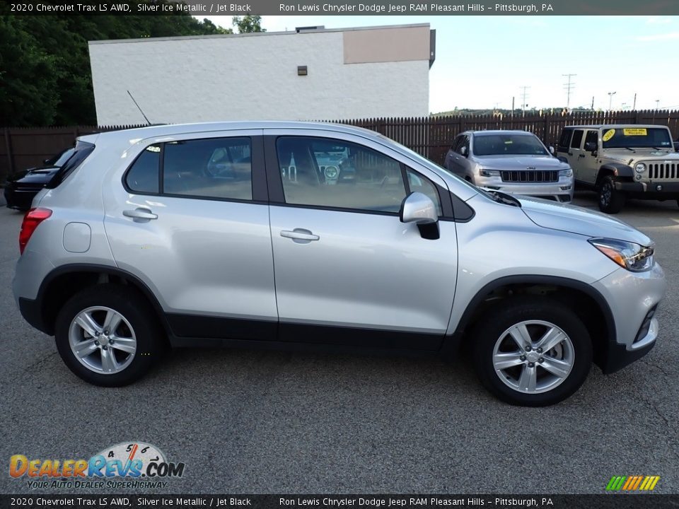 2020 Chevrolet Trax LS AWD Silver Ice Metallic / Jet Black Photo #7