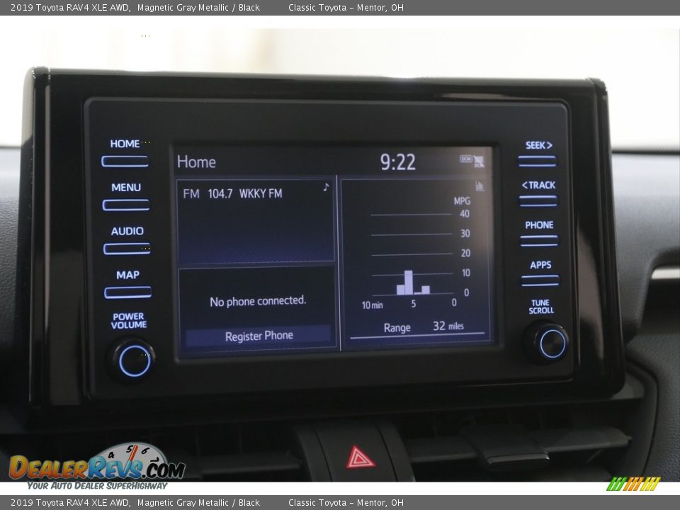 2019 Toyota RAV4 XLE AWD Magnetic Gray Metallic / Black Photo #10