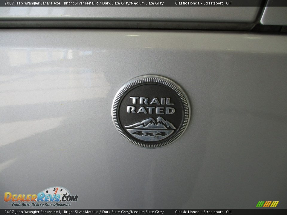 2007 Jeep Wrangler Sahara 4x4 Bright Silver Metallic / Dark Slate Gray/Medium Slate Gray Photo #13