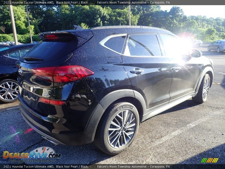 2021 Hyundai Tucson Ulitimate AWD Black Noir Pearl / Black Photo #2