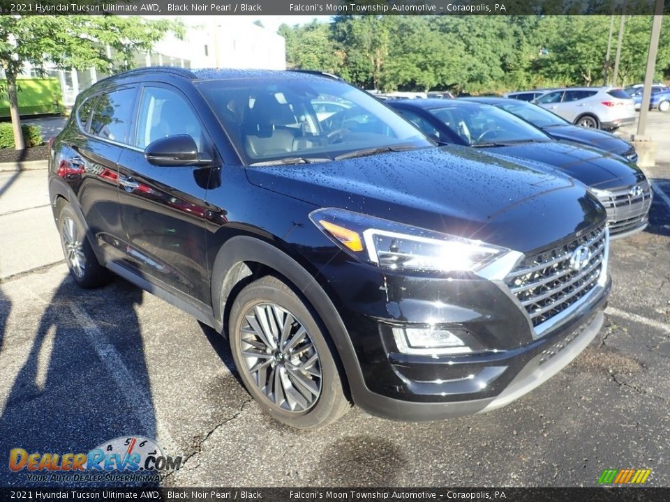 2021 Hyundai Tucson Ulitimate AWD Black Noir Pearl / Black Photo #3