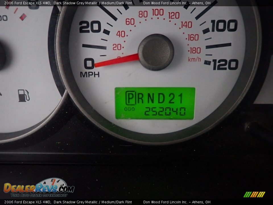 2006 Ford Escape XLS 4WD Dark Shadow Grey Metallic / Medium/Dark Flint Photo #14