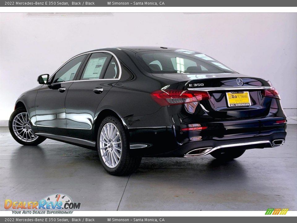 2022 Mercedes-Benz E 350 Sedan Black / Black Photo #2