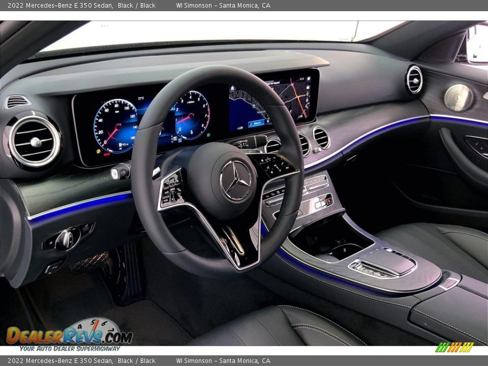 2022 Mercedes-Benz E 350 Sedan Black / Black Photo #4