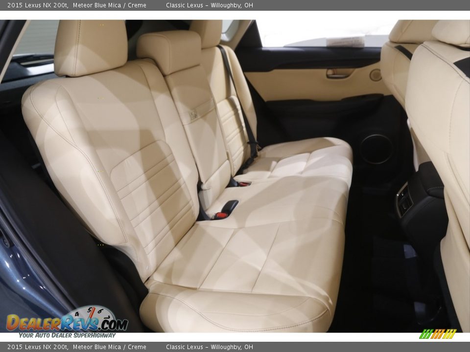 Rear Seat of 2015 Lexus NX 200t Photo #17