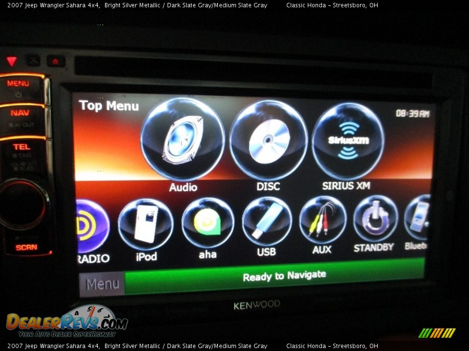 2007 Jeep Wrangler Sahara 4x4 Bright Silver Metallic / Dark Slate Gray/Medium Slate Gray Photo #33